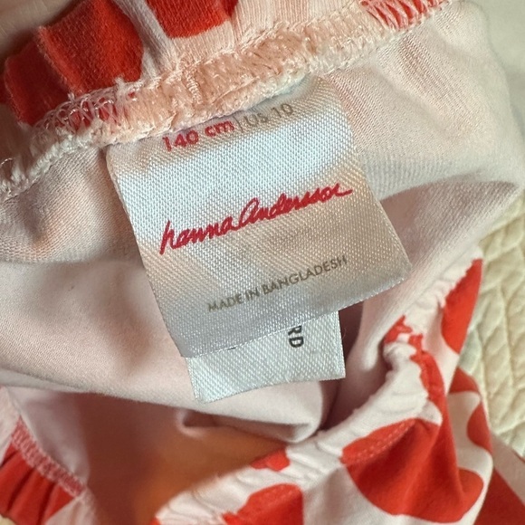 Hanna Andersson Valentine's Day heart leggings size 10 - Picture 3 of 5